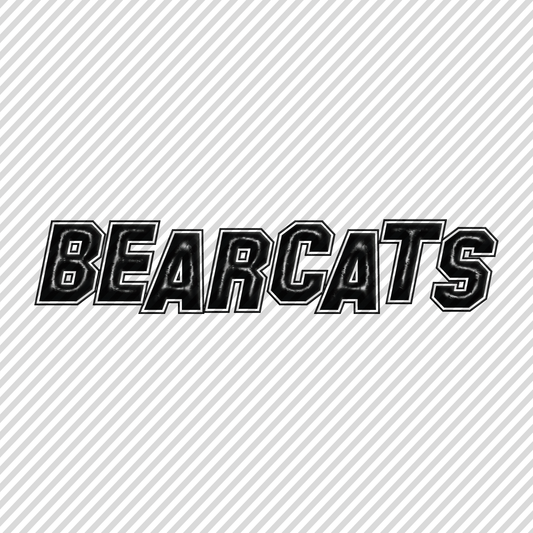 3D Bearcats Black