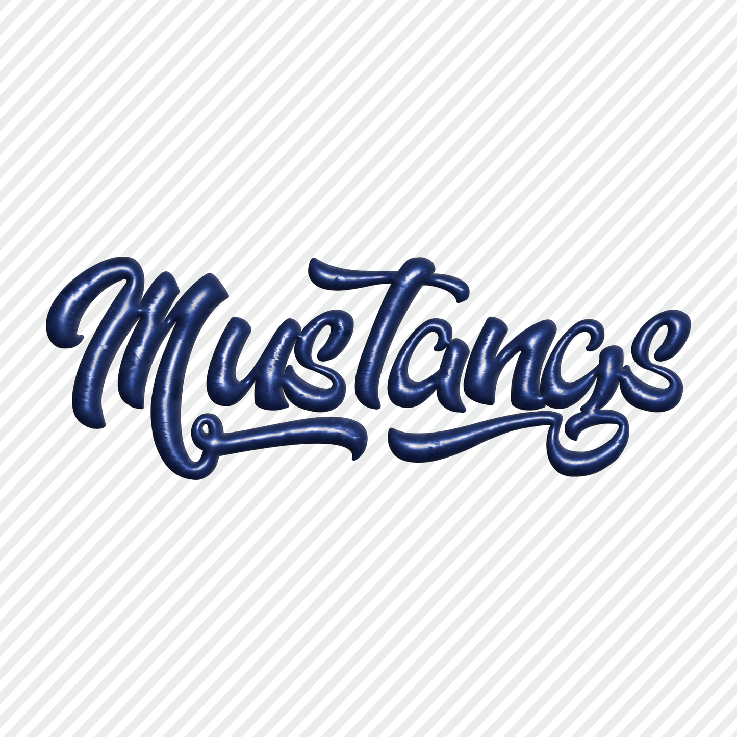 3D Mustangs Navy