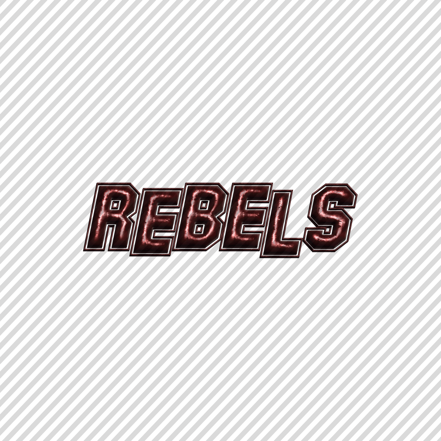3D Rebels Maroon