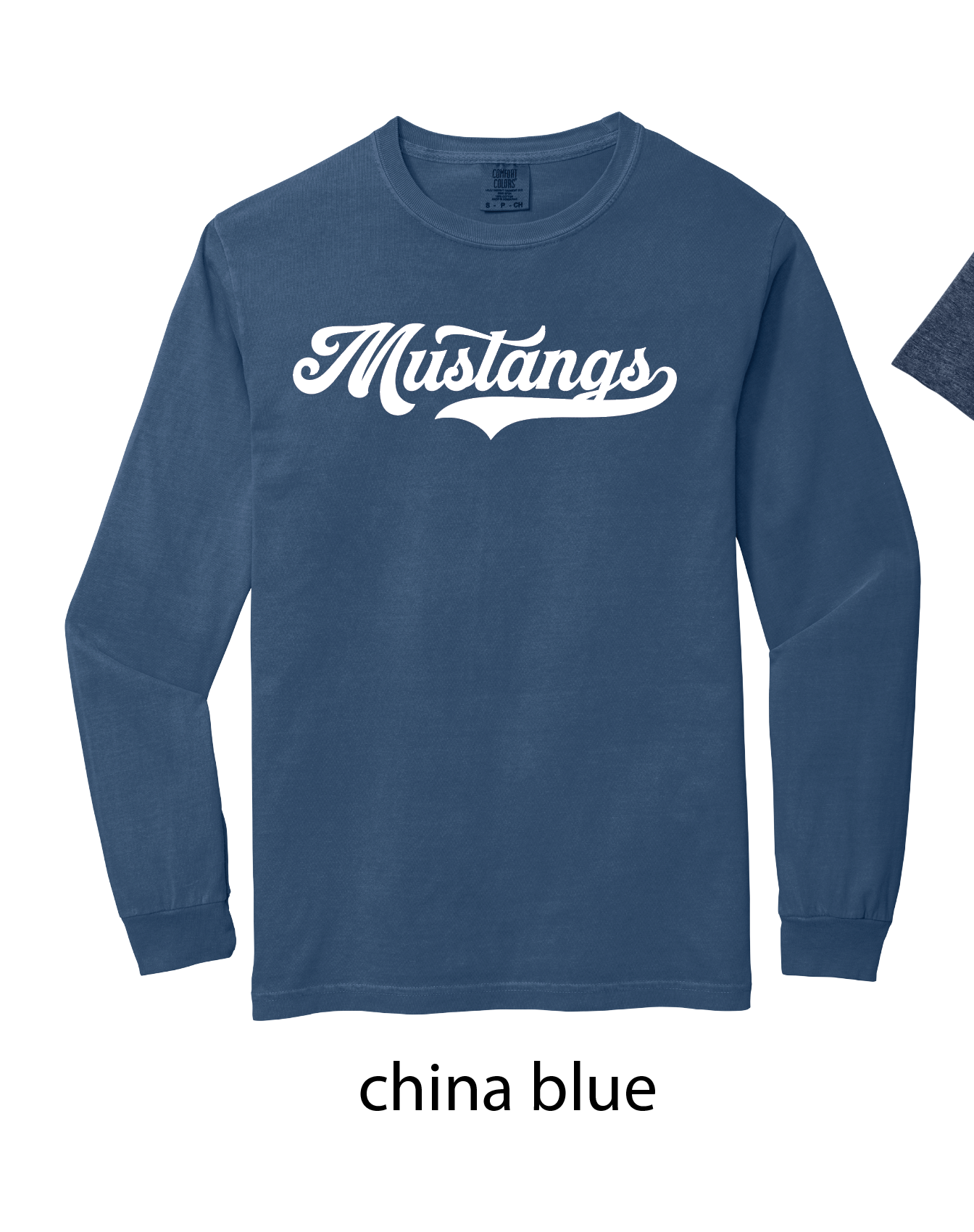 Mustangs Long Sleeve tee - ADULT