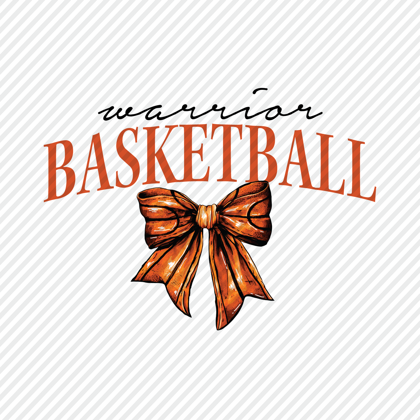 Warrior Basketball bow graphic