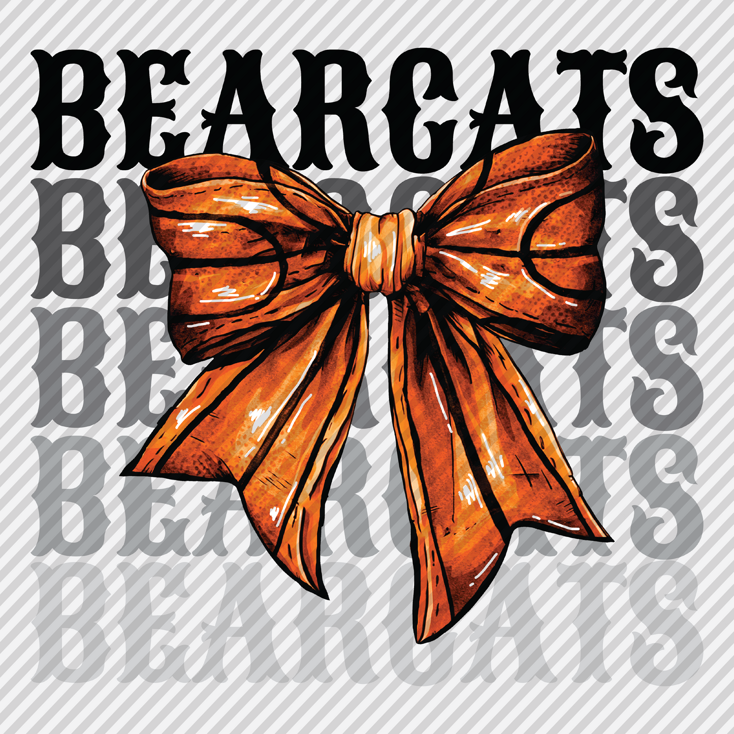 Basketball Bow - Bearcats