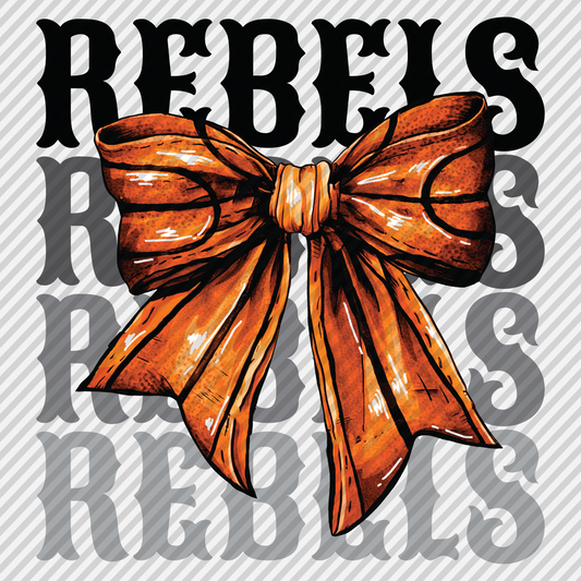 Basketball Bow - Rebels