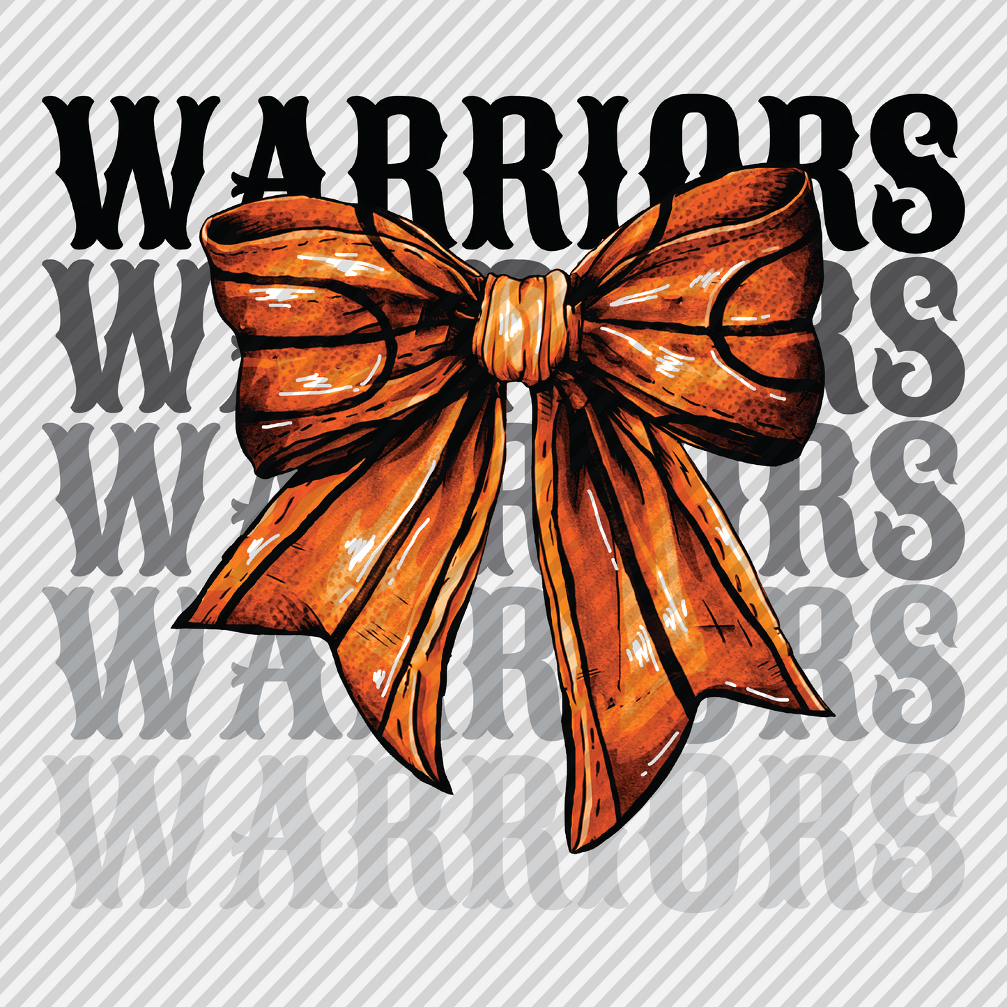 Basketball Bow - Warriors