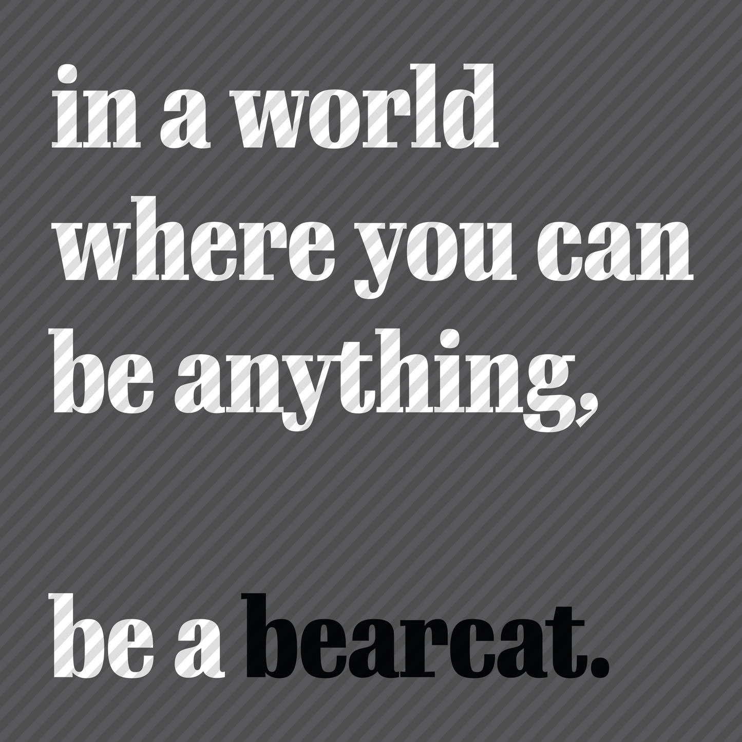 Be a Bearcat