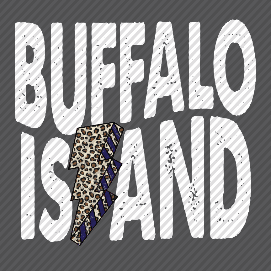 Buffalo Island lightning bolt