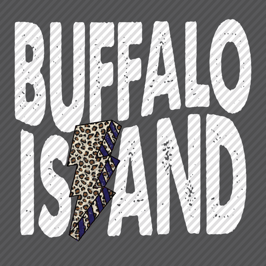 Buffalo Island lightning bolt