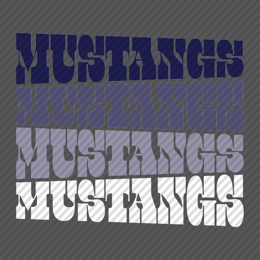 Mustangs fade repeat