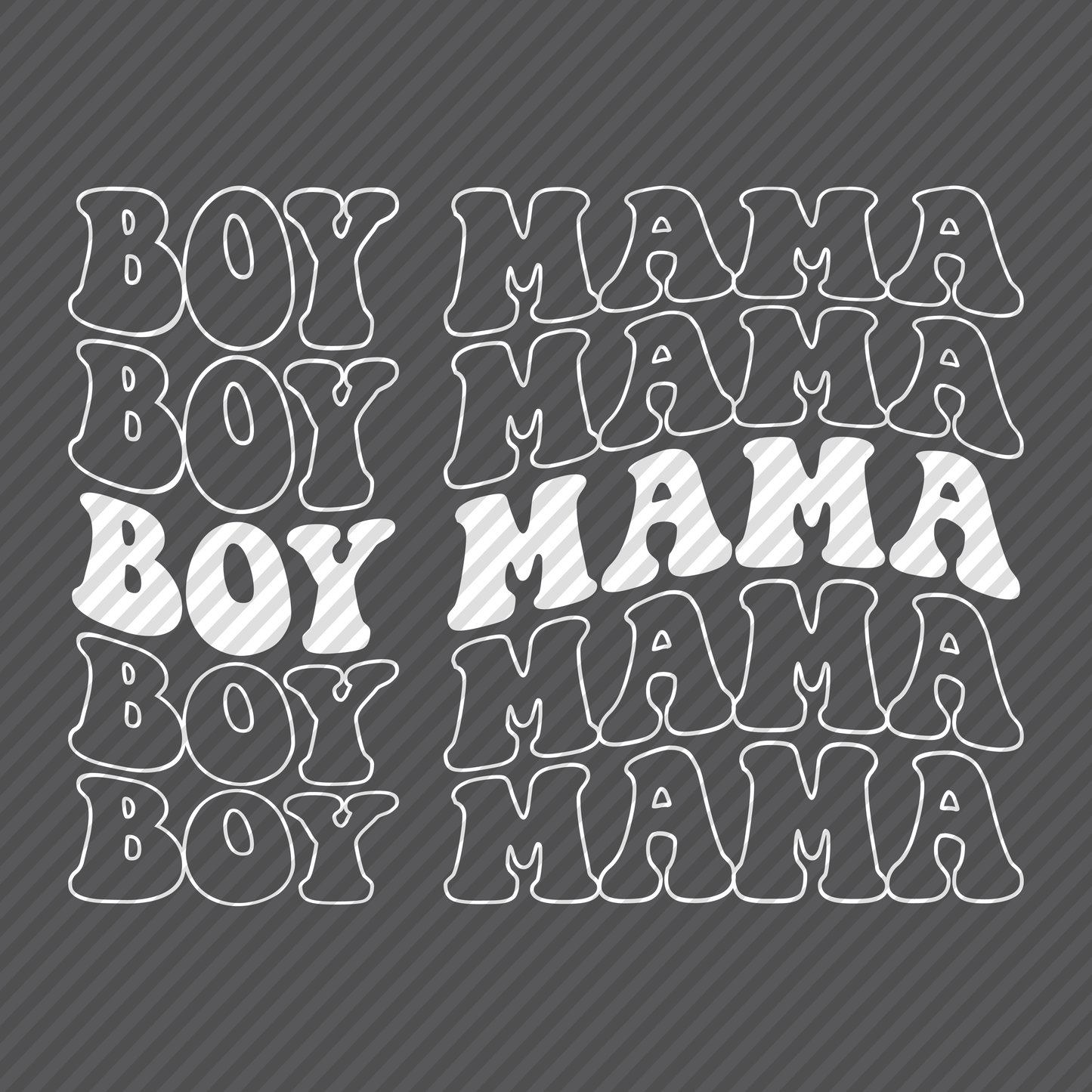 Boy Mama stacked graphic
