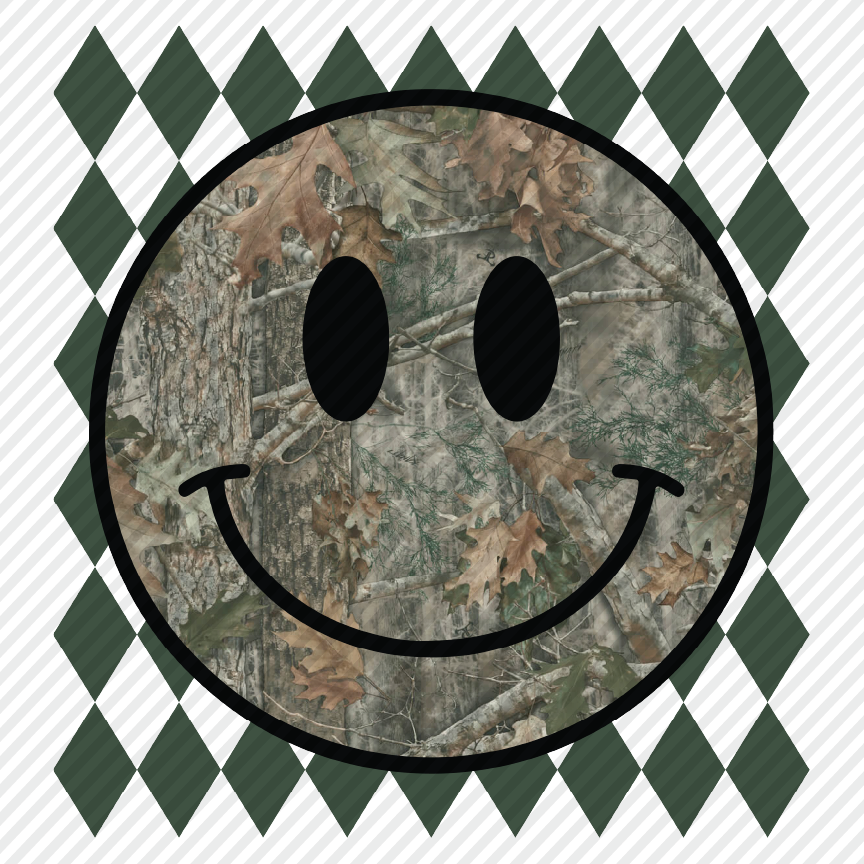 Camo Checkered Smile