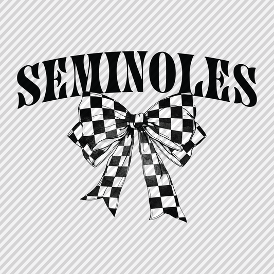 Checkered Bow - Seminoles