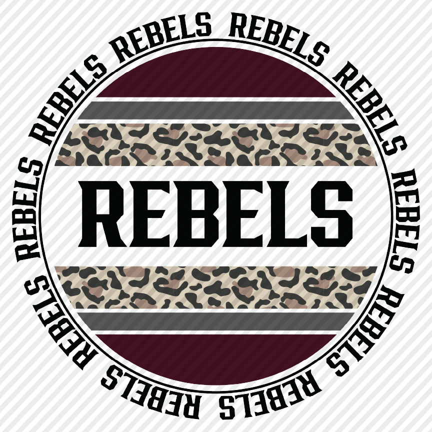 Rebels leopard circle