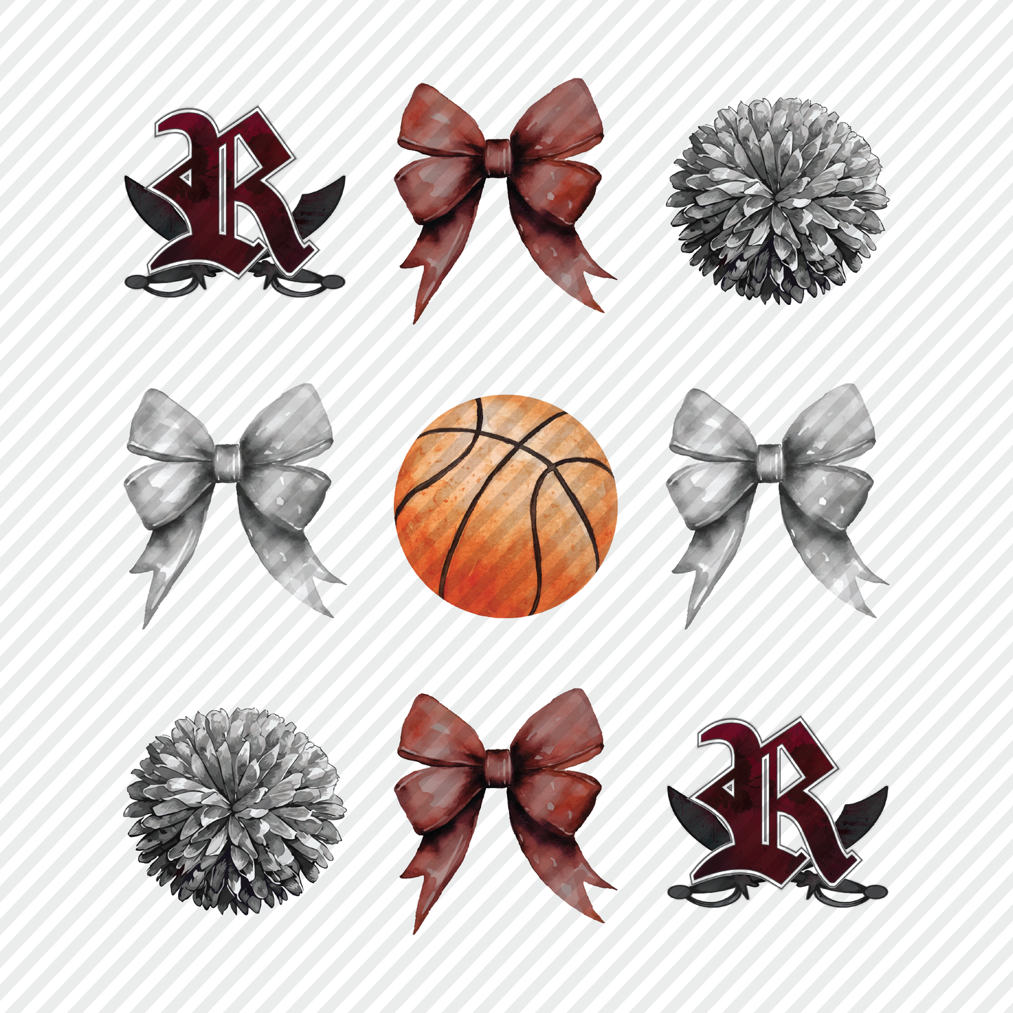 Coquette Rebels Basketball graphic