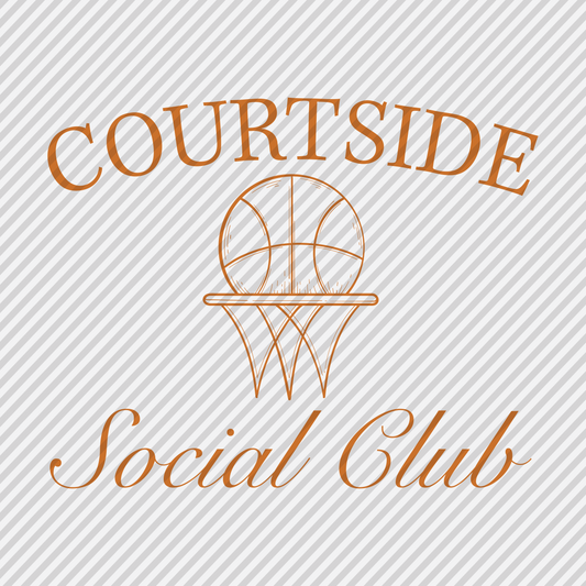 Courtside Social Club - basketball - orange