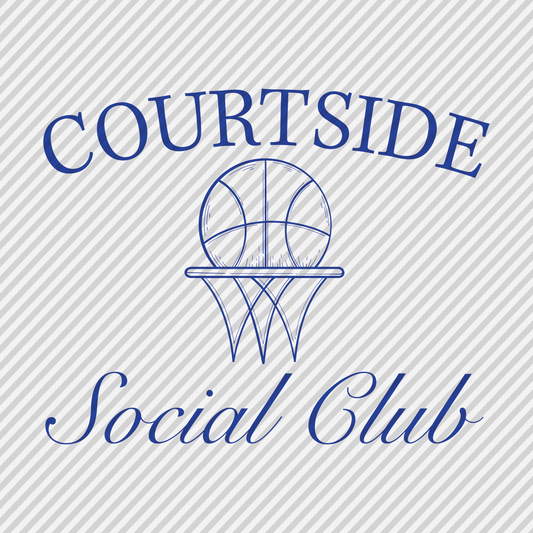 Courtside Social Club - basketball - royal blue