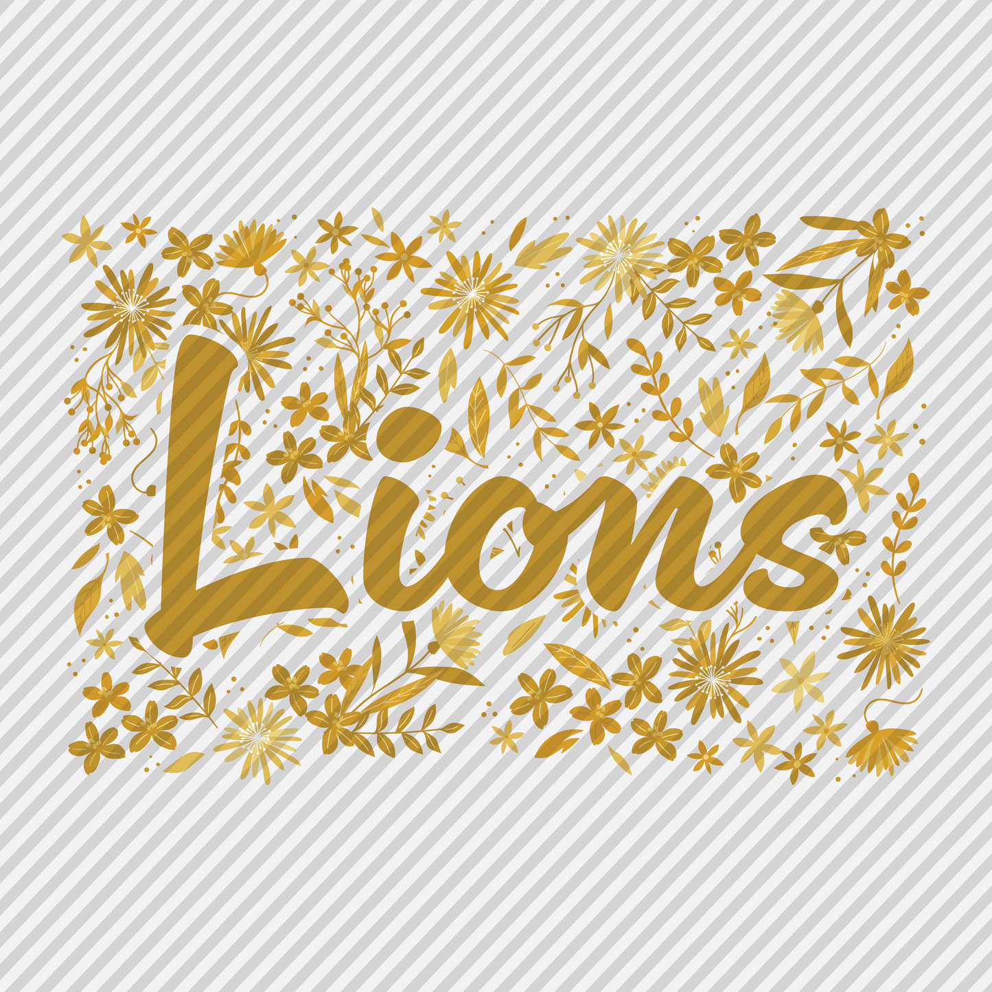 Floral - Lions