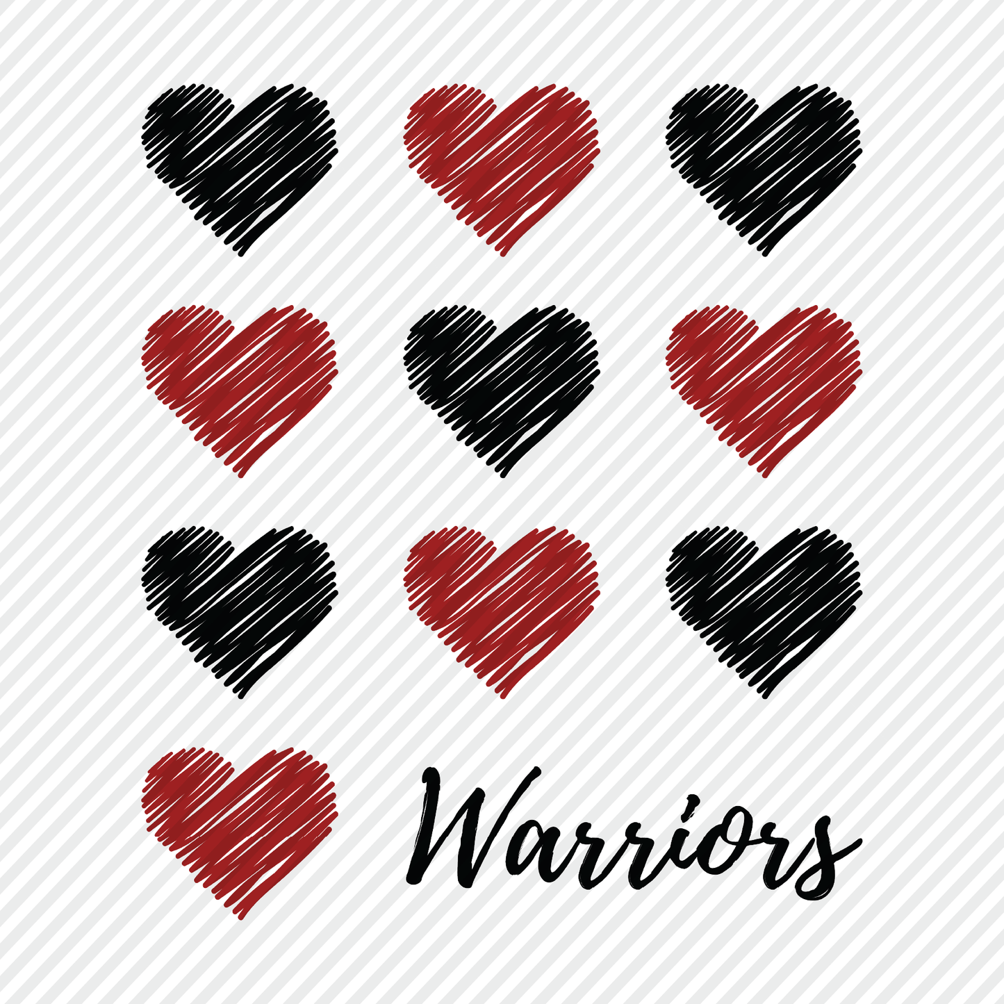 Heart Sketch Warriors