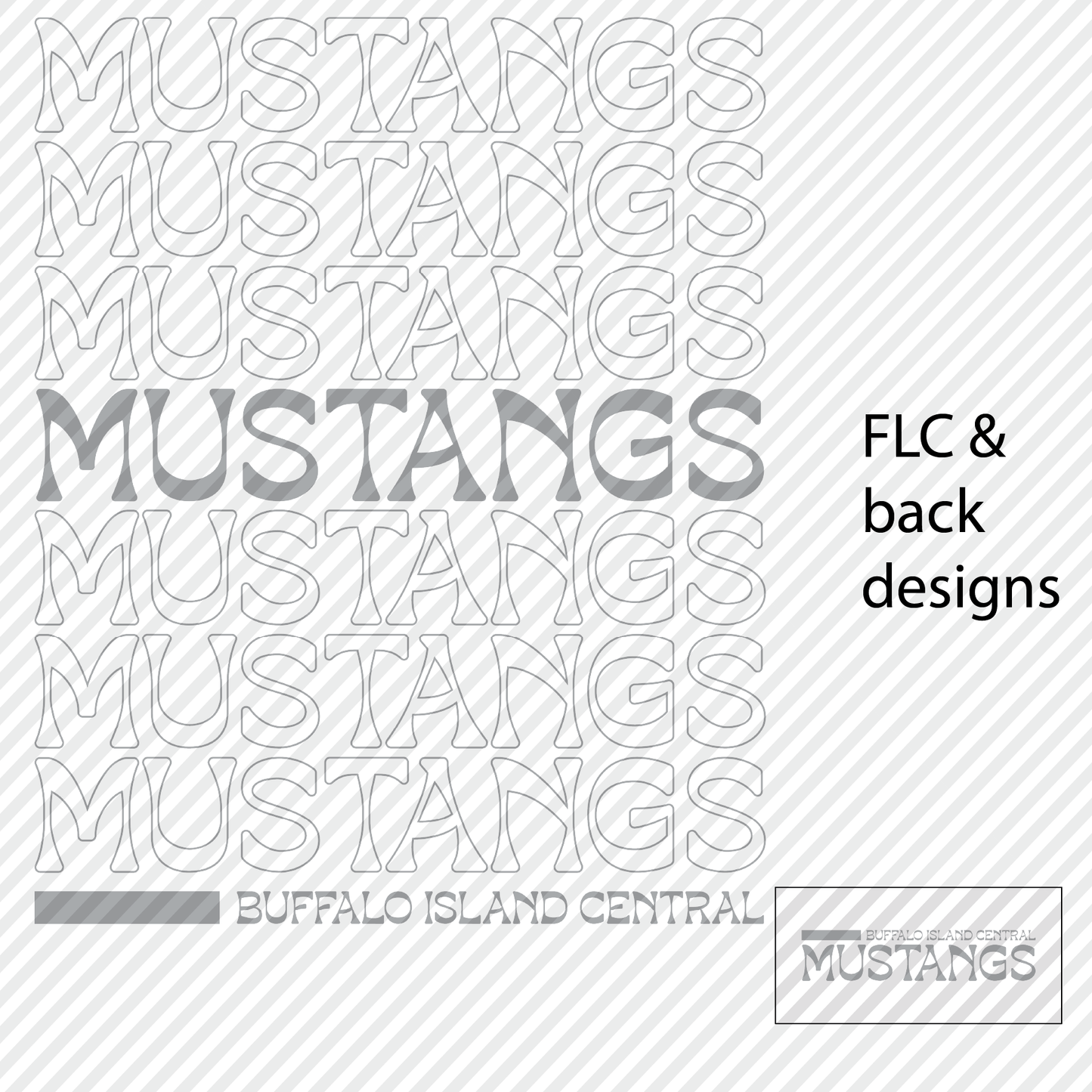 Mustangs Funky - grey