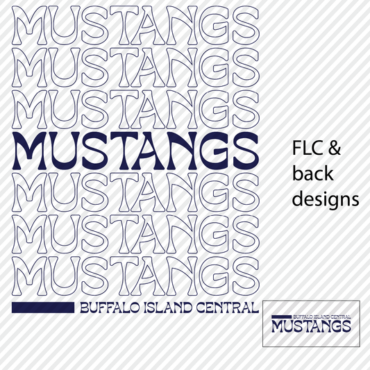Mustangs Funky - navy