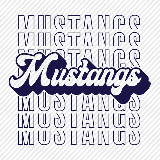 Mustangs Overlapping