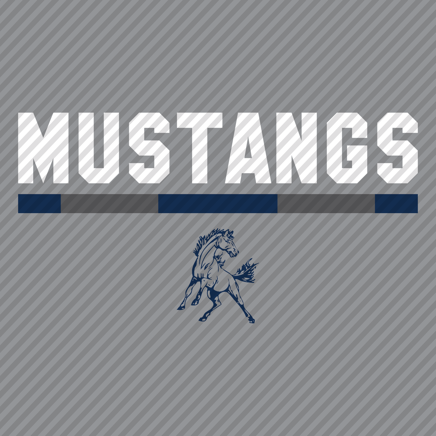 Mustangs with stripe