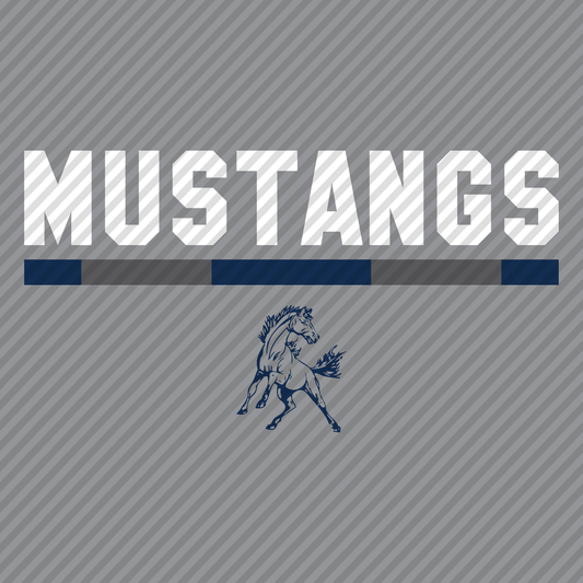 Mustangs with stripe
