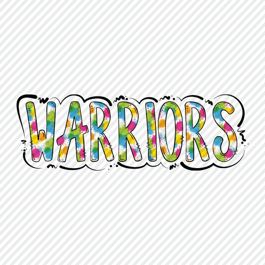Paint Splatter - Warriors