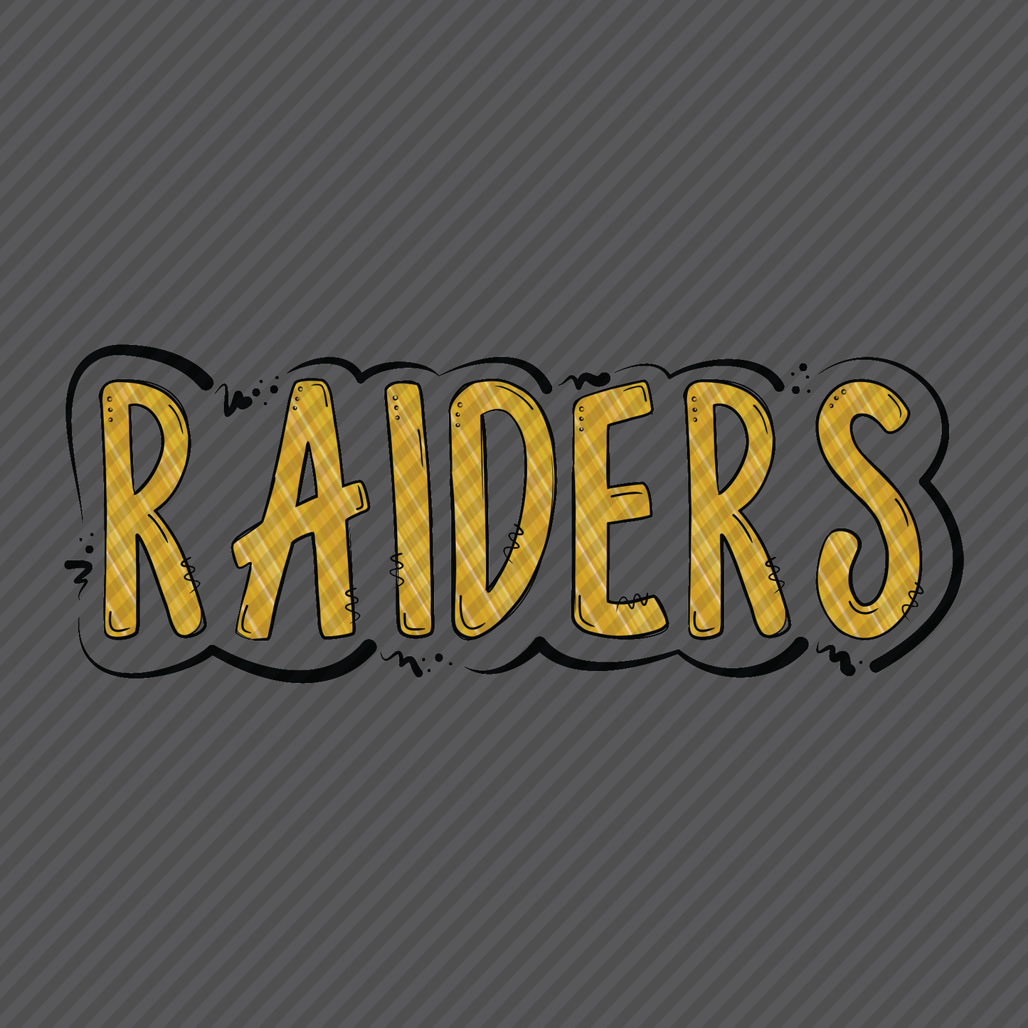 Raiders Gold Sketch