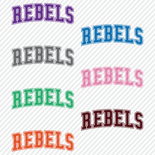 Rebels Arched multi-colored