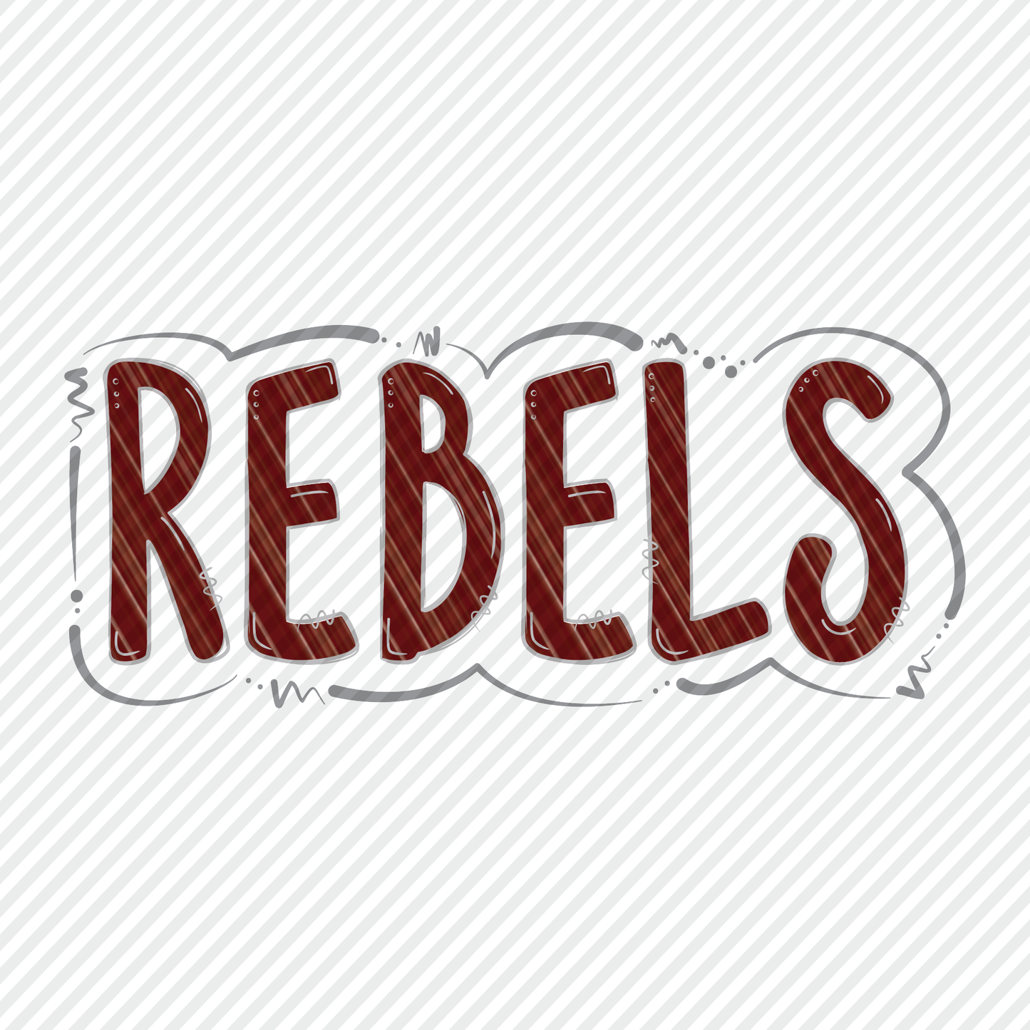 Rebels Maroon Sketch