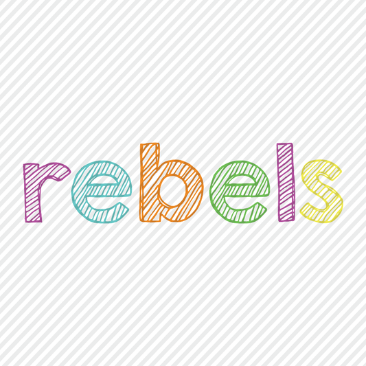 rebels colorful sketch