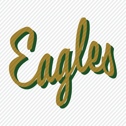 Eagles with Shadow (plain & distressed)