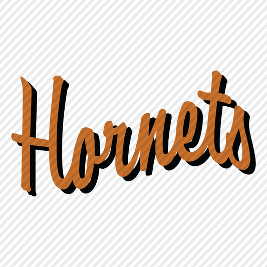 Hornets with Shadow (plain & distressed)