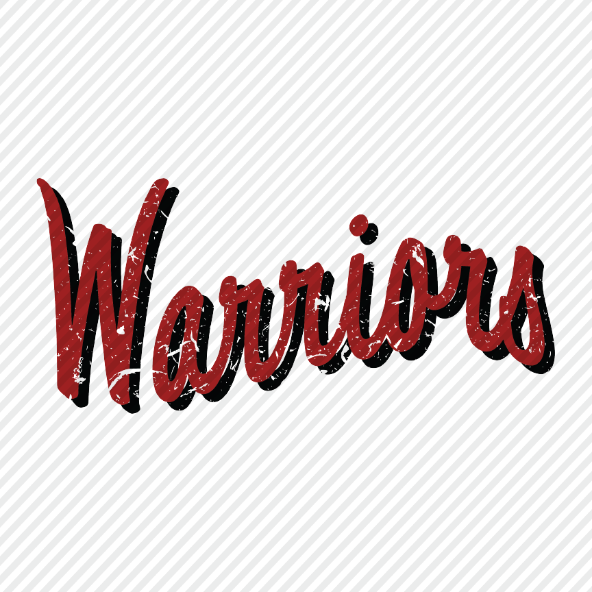 Warriors shadow script grunge