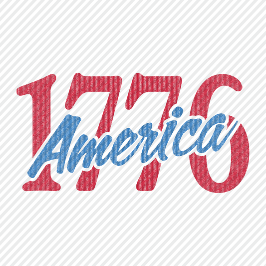 1776 (with grunge effect)