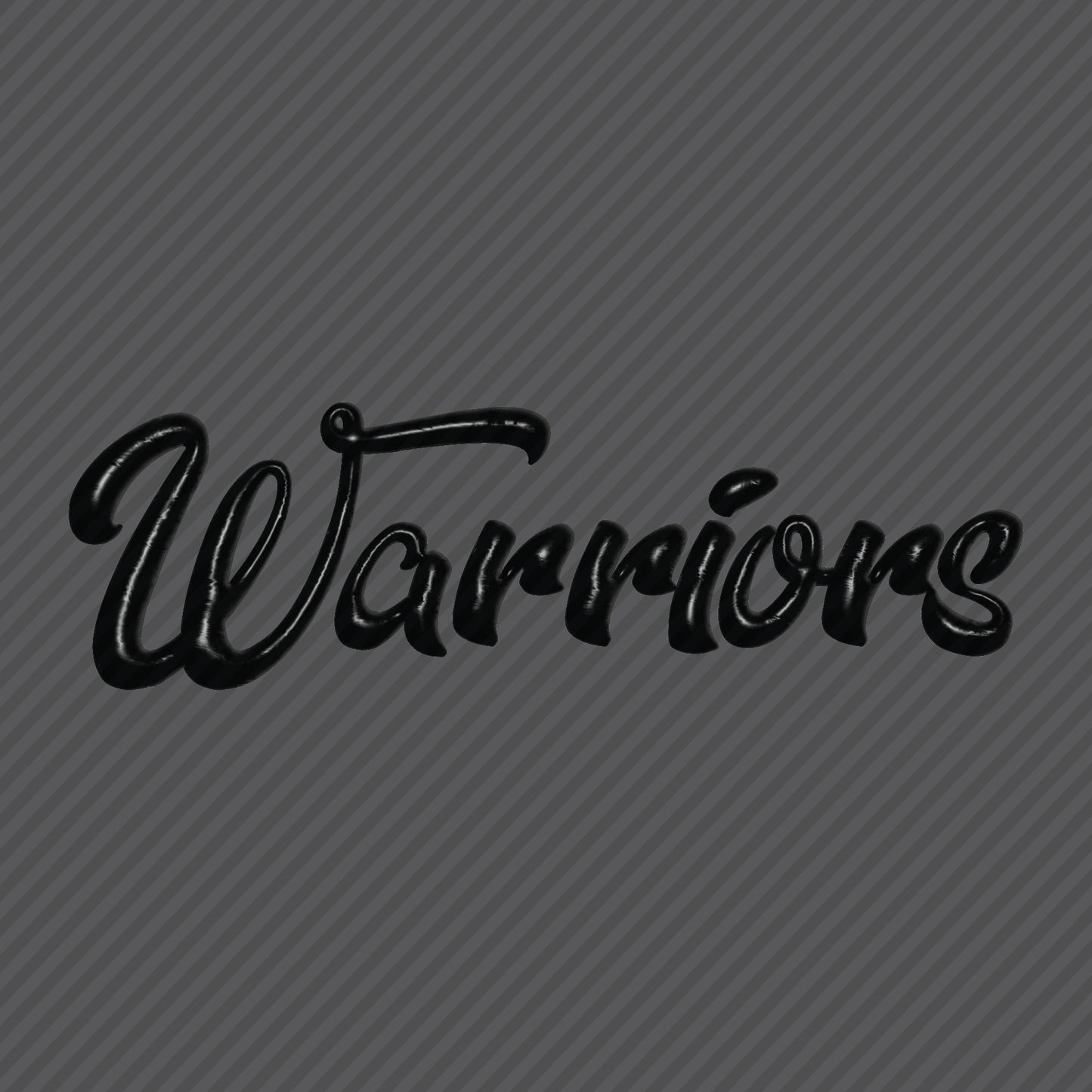 3D Warriors Black