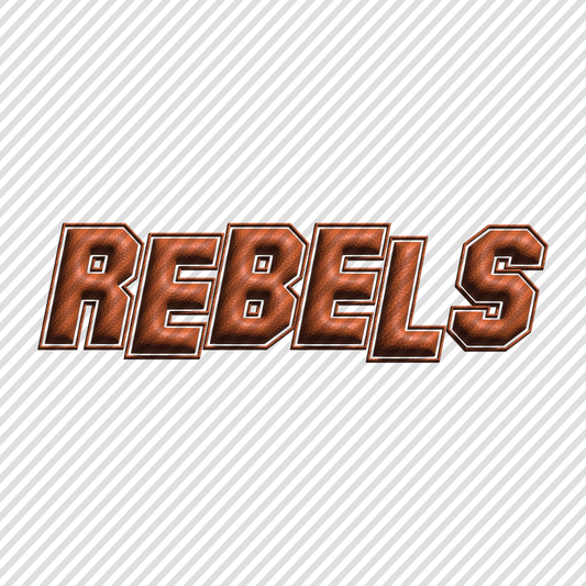 3D Rebels with Basketball texture graphic