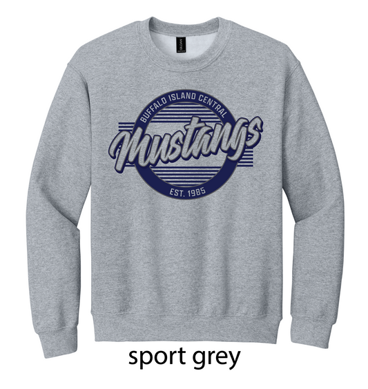 Mustangs Sweatshirt - adult & youth printed