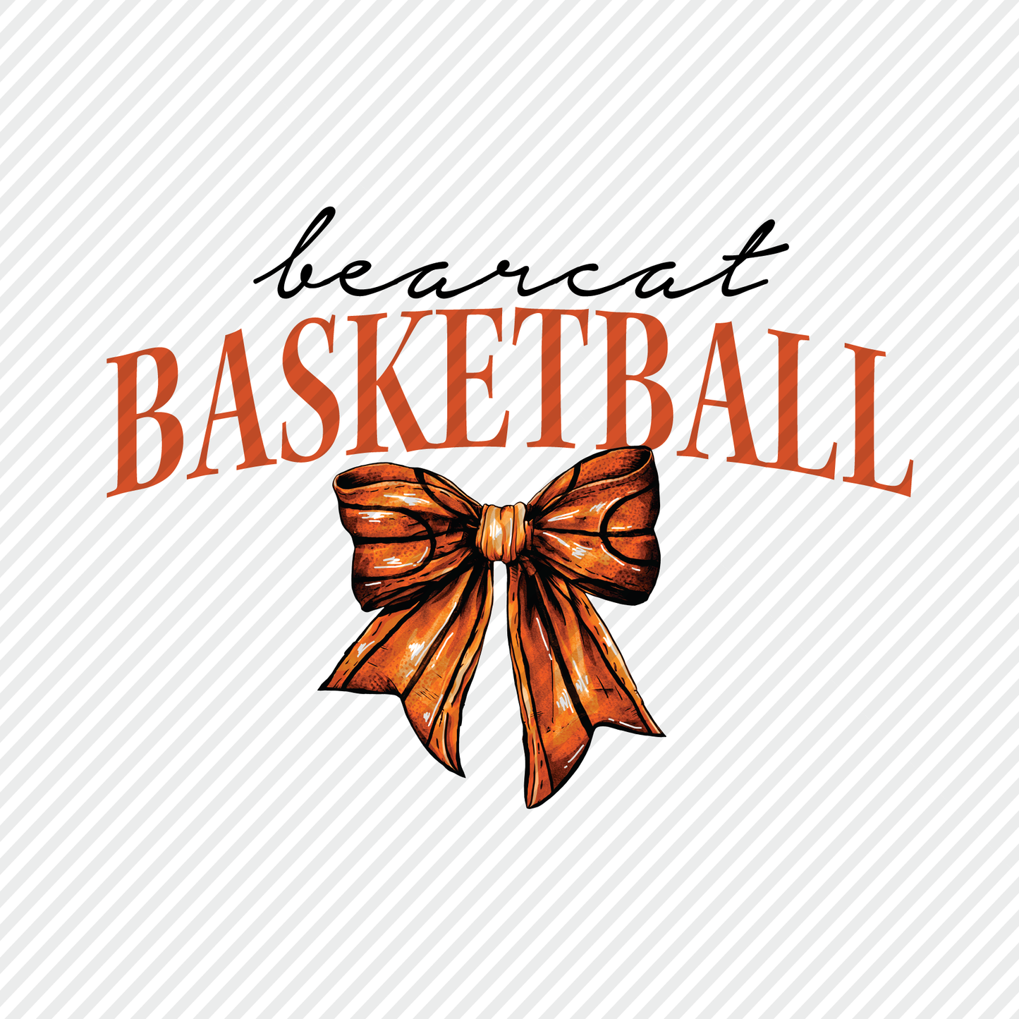 Bearcat Basketball bow graphic