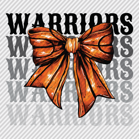 Basketball Bow - Warriors