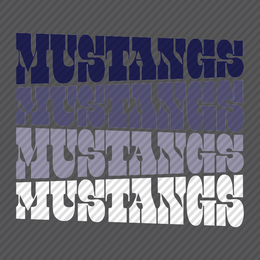 Mustangs fade repeat