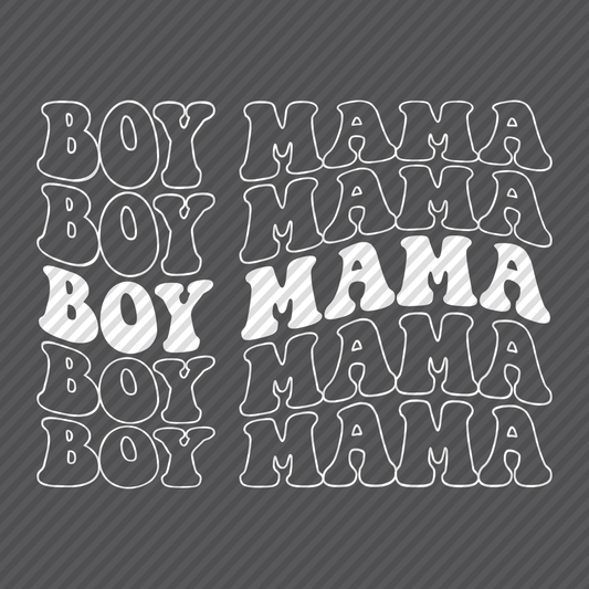 Boy Mama stacked graphic