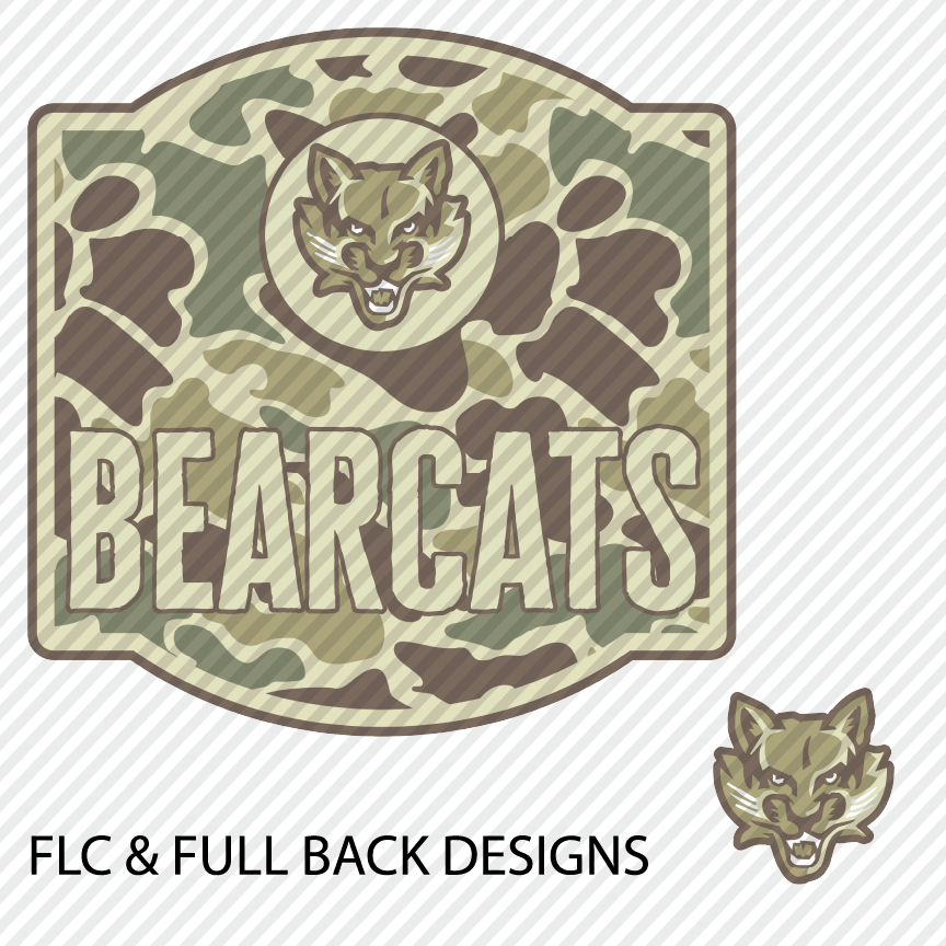 Camo Block Bearcats