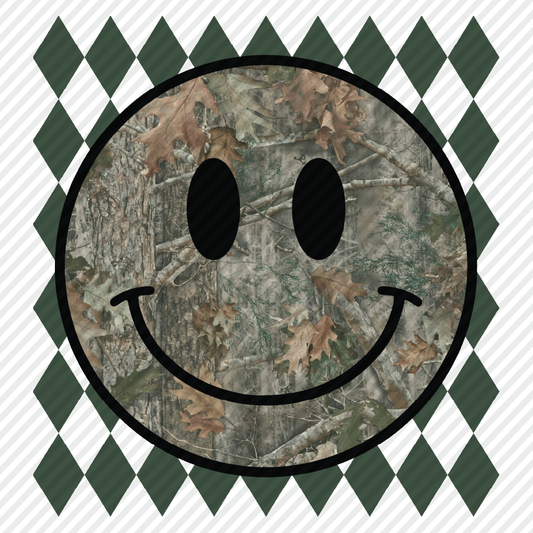 Camo Checkered Smile
