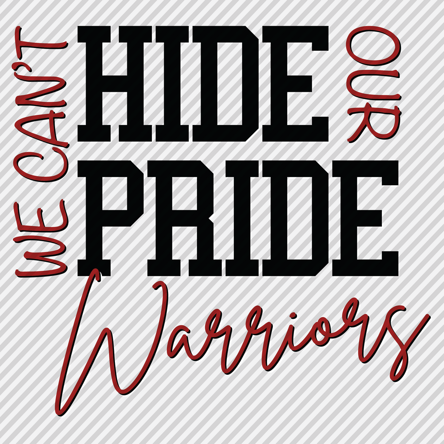 Can't Hide That Pride - Warriors (red)