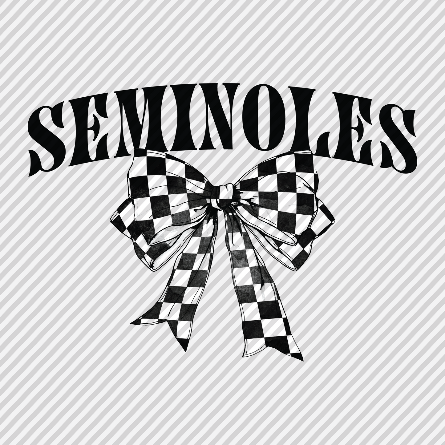 Checkered Bow - Seminoles