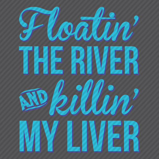 Floatin' the River - blue