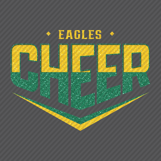 Glitter Cheer - Eagles