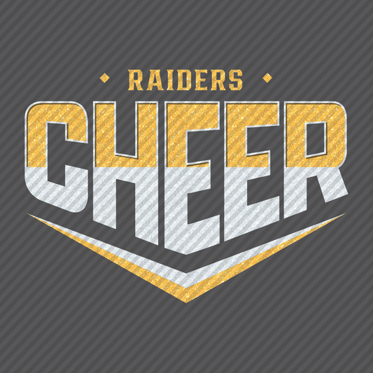 Glitter Cheer - Raiders