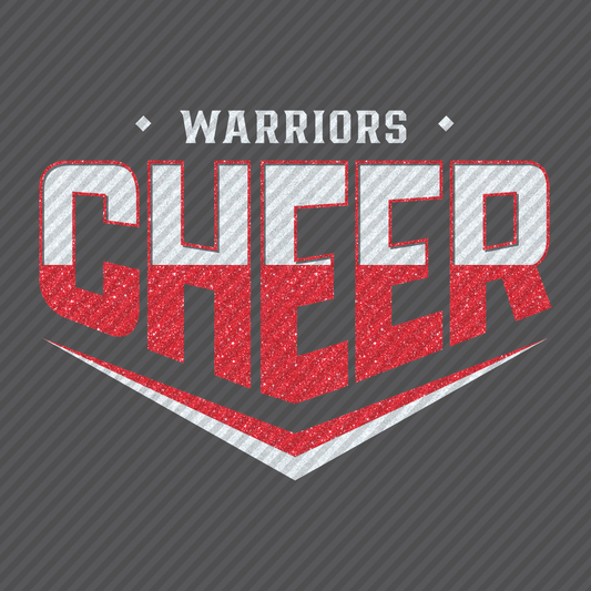 Glitter Cheer - Warriors (red)